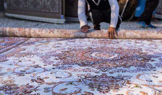 روش اصولی لول کردن قالی در قالیشویی دروس